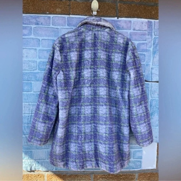 Hutch Anthropologie Donna super soft cozy fuzzy plush teddy shacket large - Picture 6 of 10